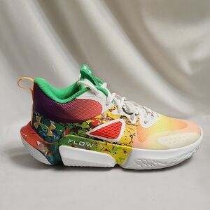 Under Armour Flow Multicolor Athletic Shoes (W Size 10)